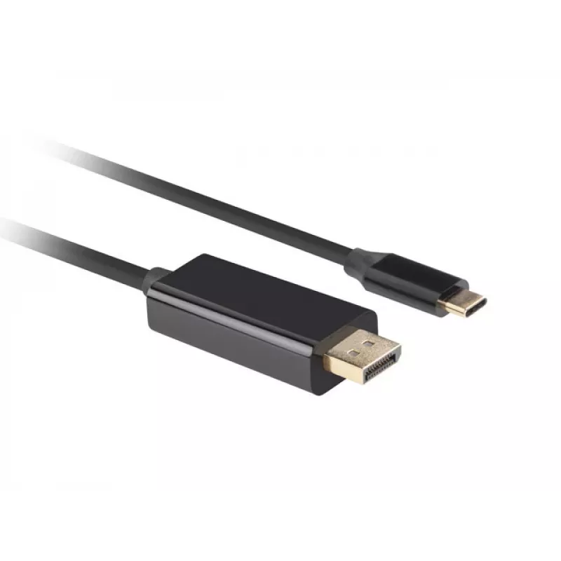 USB-c-zu-displayport-adapter Lanberg Ca-cmdp-10cu-0018-bk Black 1,8 M