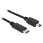 USB Cable DeLOCK 0.5m USB2.0-C Mini-B 83335