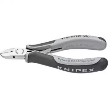 Knipex electronics side cutter l.115mm shape 0 bevel yes,small mirror pol.