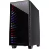 Chassis INTER-TECH X-608 INFINITY MICRO, microATX, RGB, Front and Side Tempered Glass, w/o PSU
