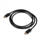 Akyga AK-AV-10 DisplayPort Cable, Male to Male, Gold-Plated Plugs, 1.8 m, Black