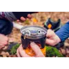 Camping stove pot + burner