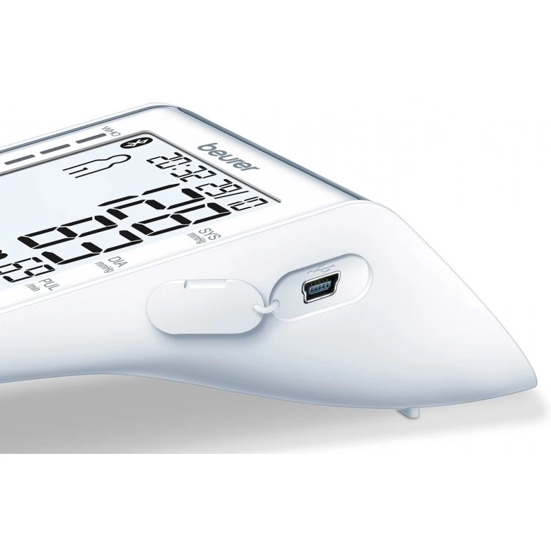 Beurer BM85 Upper Arm Blood Pressure Monitor with Patented Resting Indicator for Accuracy, App Connection with Certified Data Protection, Lithium