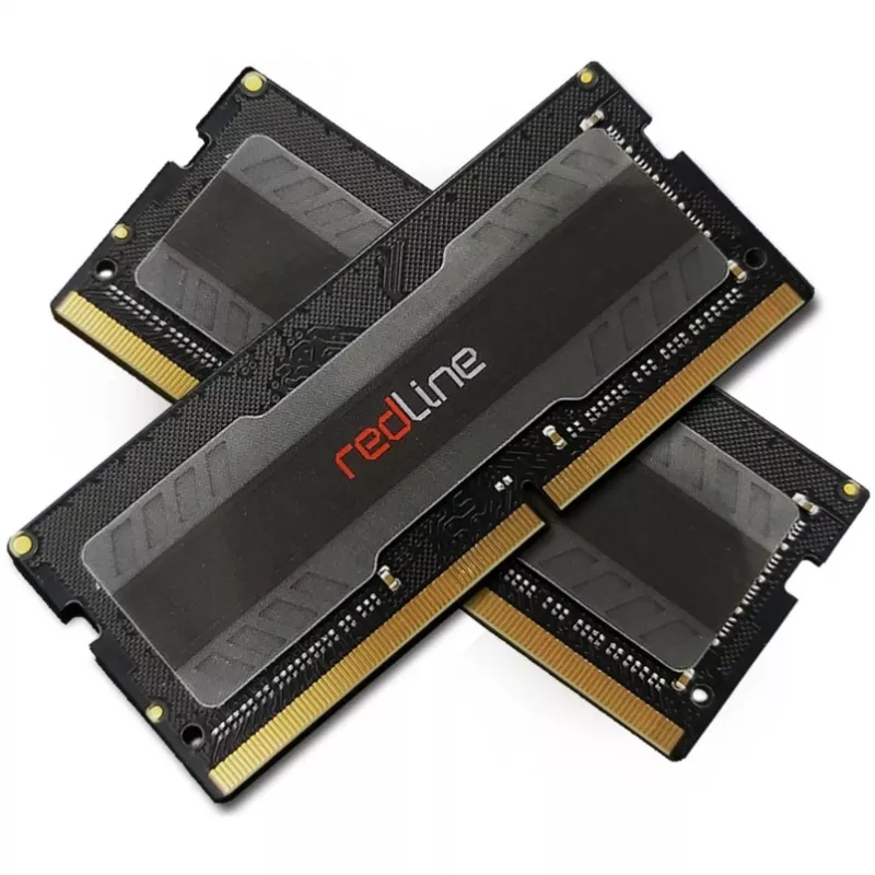 SO-DIMM 16 GB DDR4-3200 (2x 8 GB) Dual-Kit, Memory black, MRA4S320NNNF8GX2, Redline, INTEL XMP