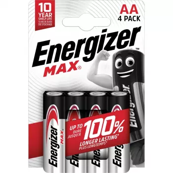 Battery Energizer Max AA single-use alkaline battery, 1.5V