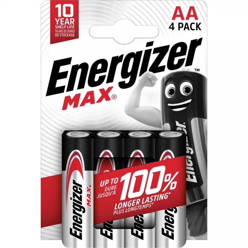 Battery Energizer Max AA single-use alkaline battery, 1.5V