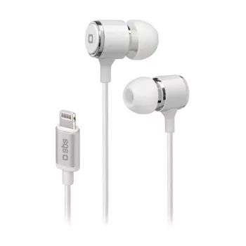 SBS TEINEARLIGHTW - Headphones - In-Ear - Anrufe & Musik - White - Knopf - Buttons