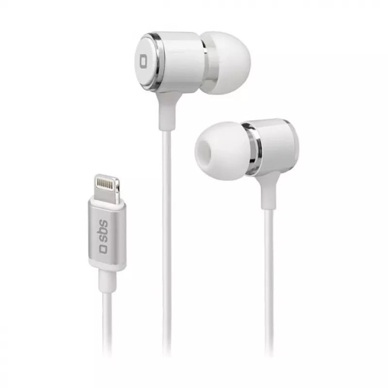 SBS TEINEARLIGHTW - Headphones - In-Ear - Anrufe & Musik - White - Knopf - Buttons