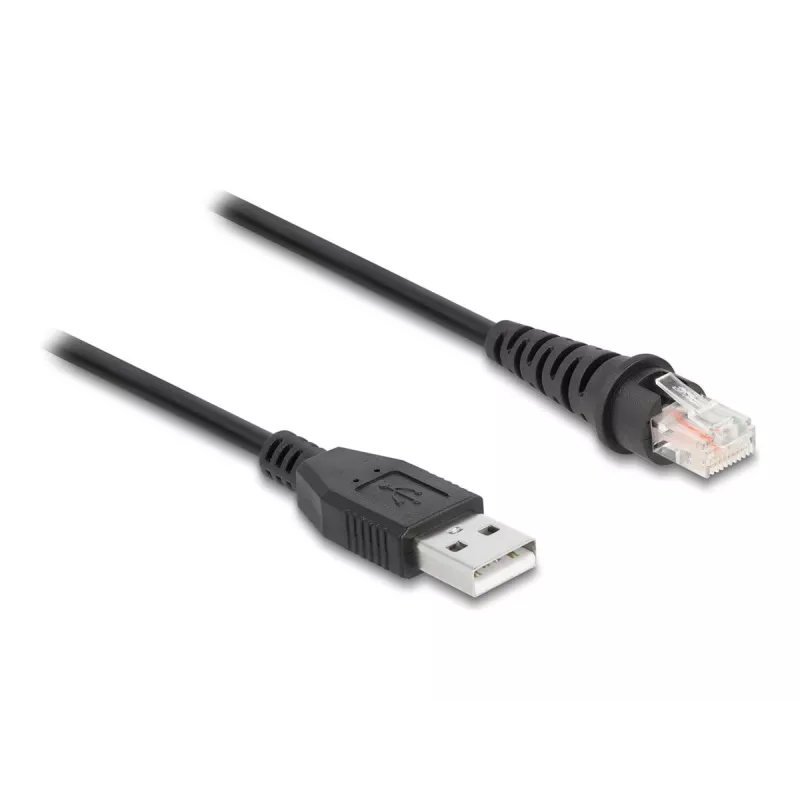 DeLOCK RJ50 to USB 2.0 Type-A Barcode Scanner Cable 2 m