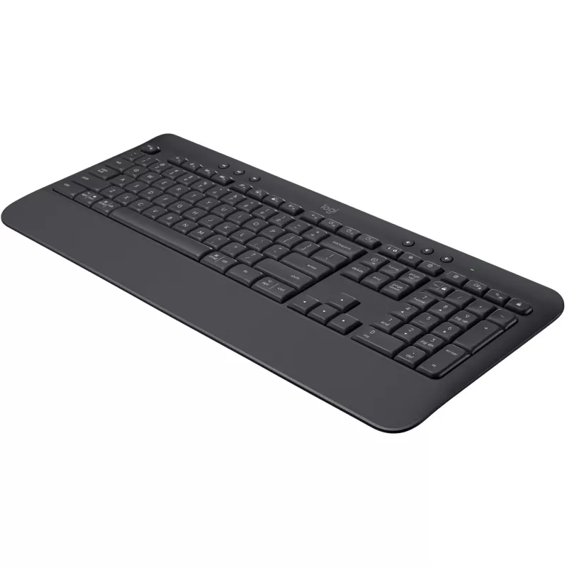 Logitech Signature K650 - Keyboard - Wireless - Bluetooth 5,1 - QWERTY - Spanish - Graphite (920-010917)