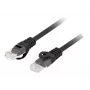 LANBERG Cat6 U/UTP networking cable PCU6-10CU-0500-BK, RJ-45 to RJ-45, 5 m, black