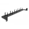 DeLOCK 19 inch Fiber Optic Routing Panel 1U black Rack mounting 1U