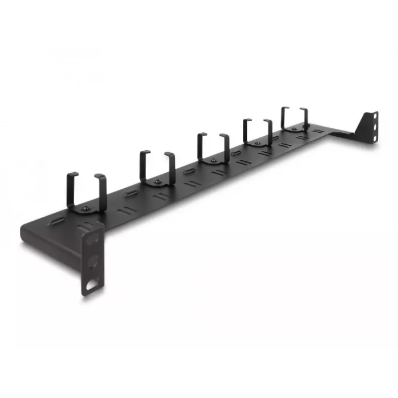 DeLOCK 19 inch Fiber Optic Routing Panel 1U black Rack mounting 1U