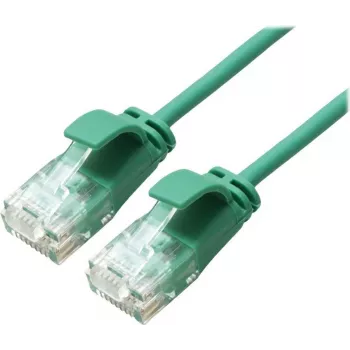 ROLINE GREEN UTP Patch Cable Cat.6A (Class EA), LSOH, slim, Green, 1,5 m (21.44.3934)
