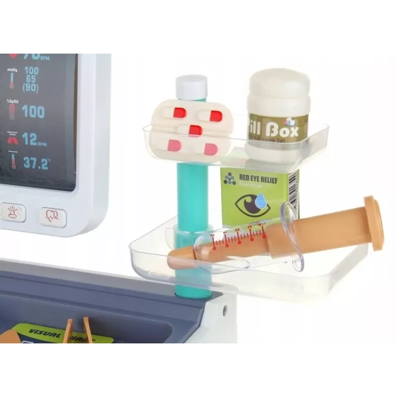 Extralink Toys Interactive Doctor Play Set Large Medical Trolley Toy