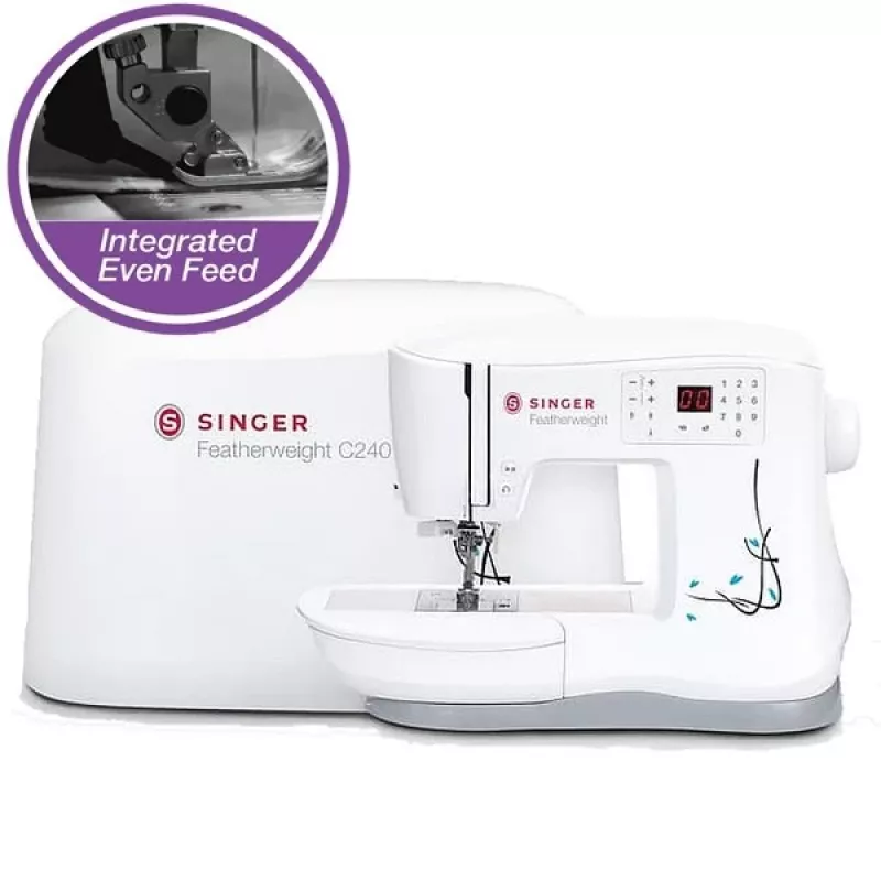 Sewing machine SINGER C240 — lightweight portable design for home sewing