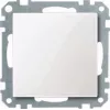 Wall plate / switch cover Merten 391625, white, thermoplastic, single-gang