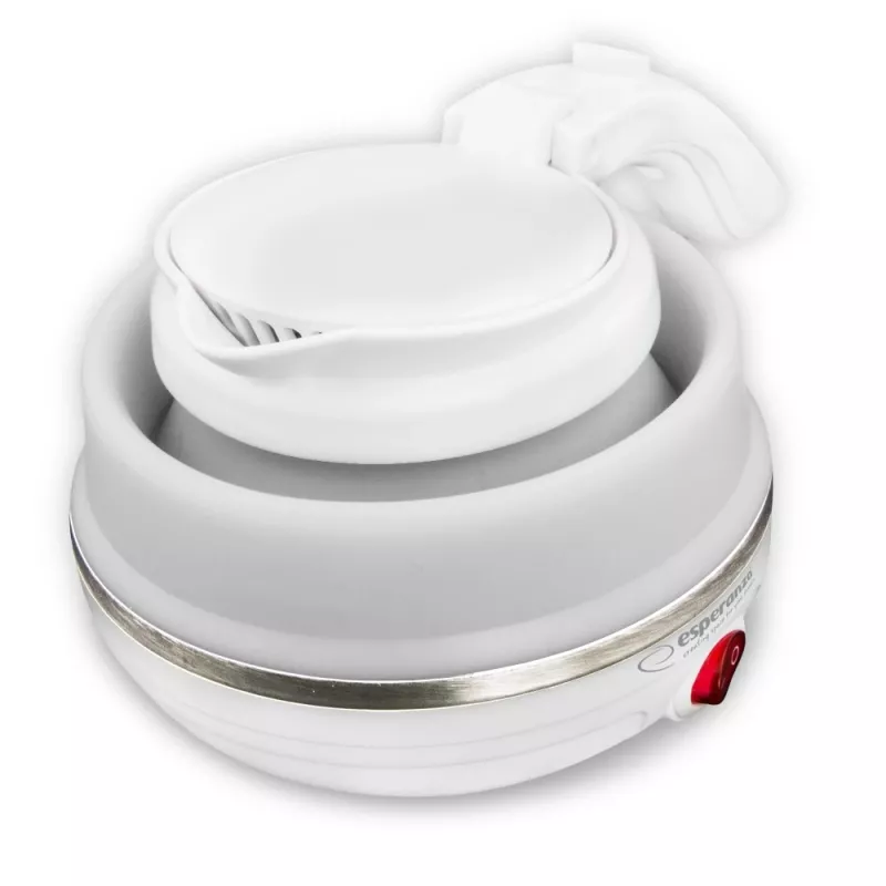 Electric kettle ESPERANZA EKK023 — 0.5 L, 750 W, white, stainless steel & plastic