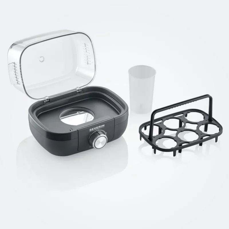 Severin egg cooker 420W,for max. 6 eggs EK 3166 black (EK3166)