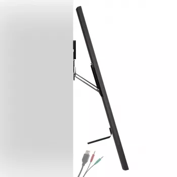 Maclean MC-481 Ultra Flat Slim TV wall mount Bracket Holder for 37-80 Flat Curved up to 75kg Max. VESA 600x400 Universal TV Mount Holde