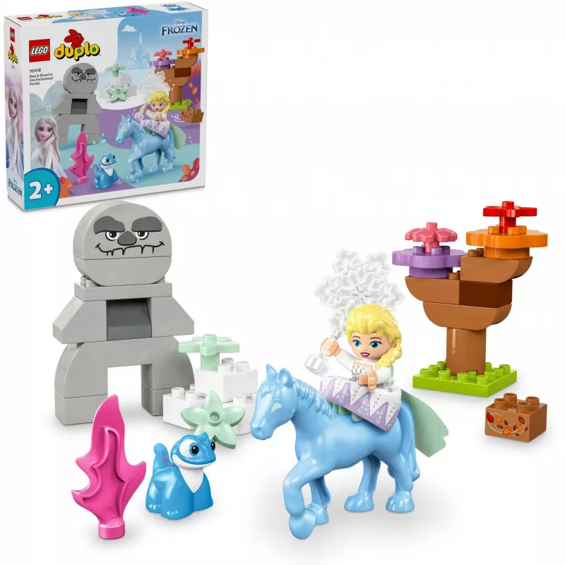 LEGO DUPLO playset 10418 — Disney Elsa and Bruni in the Enchanted Forest, 31 pieces, 2+ years