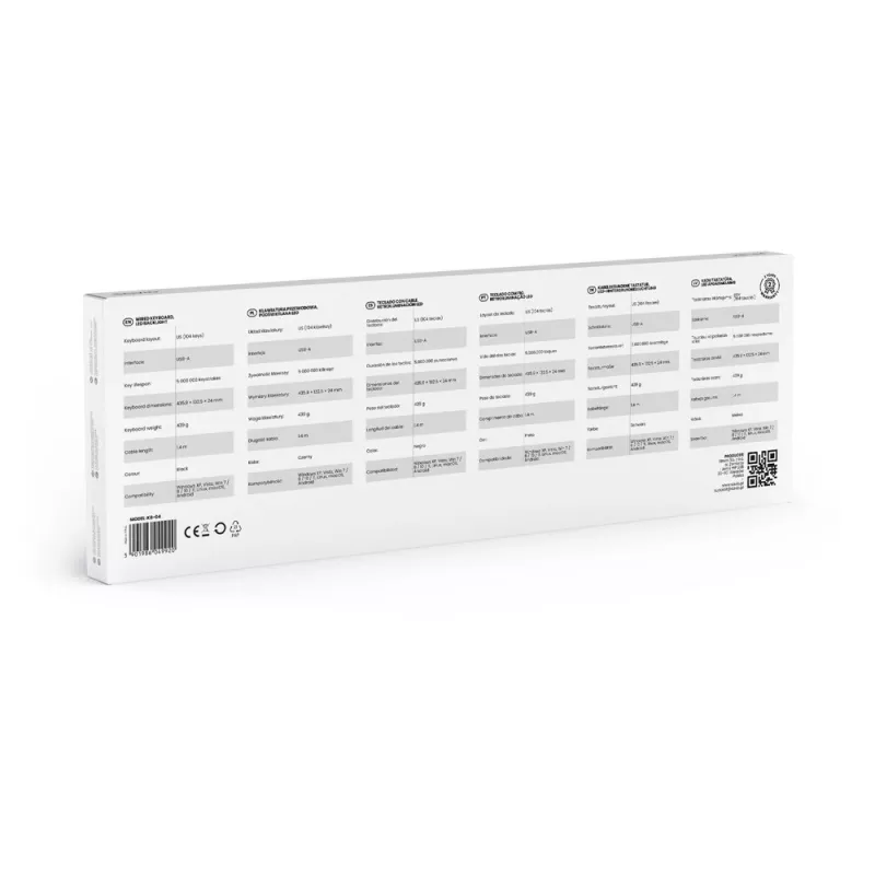 Savio KB-04 keyboard Home/Office USB QWERTY UK International Black