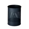Trash Can Durable 331058 15 L Round Metal Anthracite