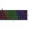 Mechanical gaming keyboard Speedlink ATMOS RGB — compact layout, RGB backlight