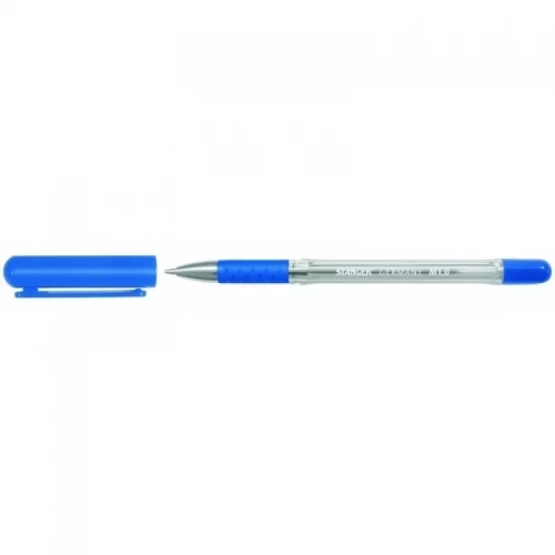 Ballpoint Pen Stanger 18000300007 — blue ink, 1.0 mm tip, Softgrip