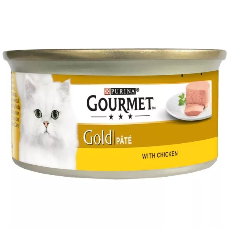 Purina Nestle Gourmet Gold - salmon and chicken - wet cat food -85 g