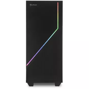 Sharkoon RGB FLOW Midi Tower ATX without Power Supply USB/Audio