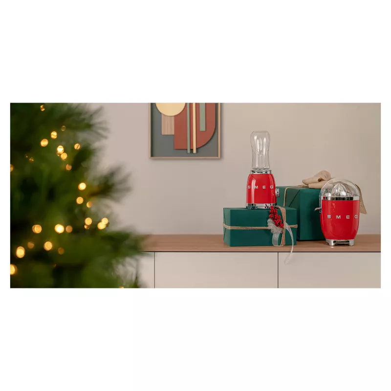 Electric Citrus Press Smeg CJF11RDEU 70 W Red Stainless Steel