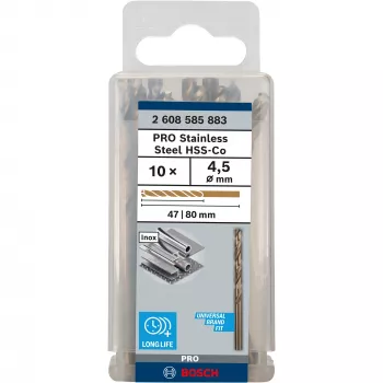 Twist Drill Bits Bosch HSS Cobalt 2608585883 5-13mm