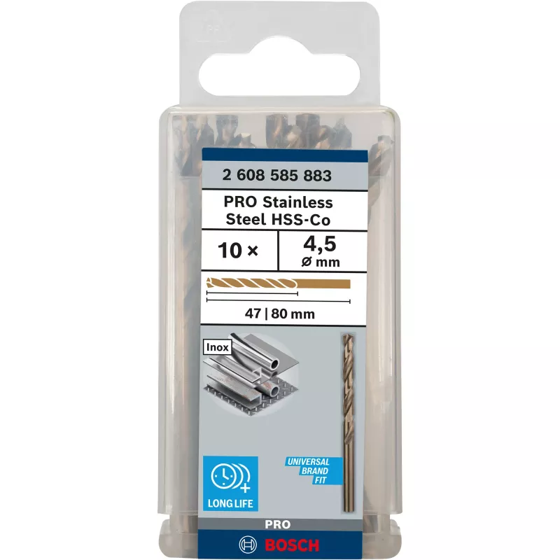 Twist Drill Bits Bosch HSS Cobalt 2608585883 5-13mm
