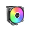 Air cooler Montech NX400 ARGB, 120 mm fan, FDB, 800–1950 RPM, TDP 270 W, Black