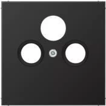 JUNG AL 2990 SAT D - Black - Aluminium - Matte - conventional - JUNG - EDA 302 F - GDA 313 F (AL2990SATD)