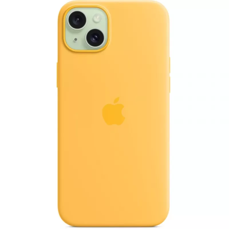 Silicone Case Cover Apple iPhone 15 Plus MagSafe Orange