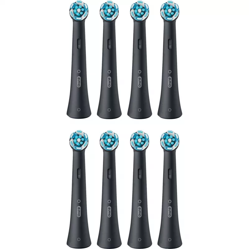 Replacement toothbrush heads Oral-B IOUR8BK 8-pack, black