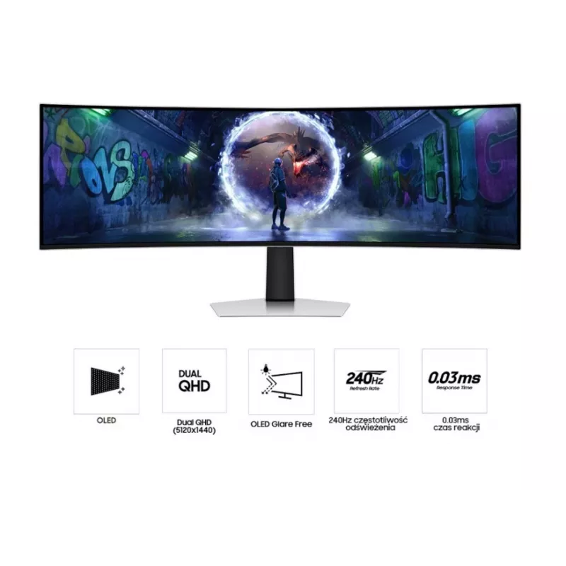 Monitor Samsung Odyssey G9 OLED 49 inch OLED 5120 x 1440