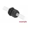 Cable Gland DeLOCK 60224 Black Plastic 10 pc(s)