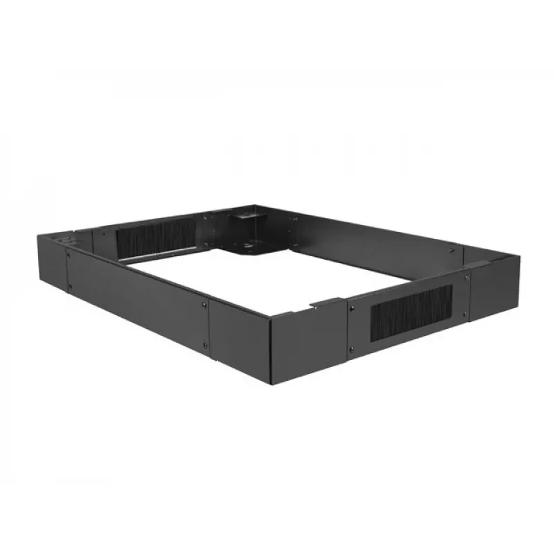 Rack plinth LANBERG CK01-66-B, 19 inch (48.3 cm) mounting, 600 mm width, black
