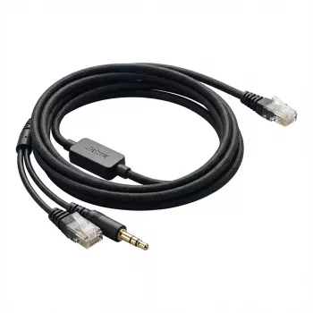 Adapter cable Helos compatible with Jabra 14201-10 — audio/telephone headset connection