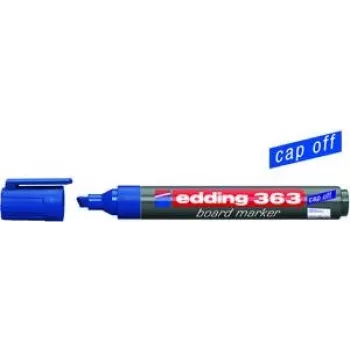 Permanent marker Edding e-363 Blue, tip sizes 1 mm and 5 mm