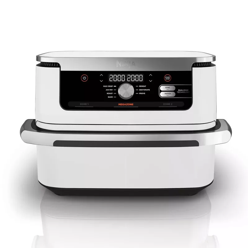 Hot air fryer Ninja AF500EUWH Double 10.4 L