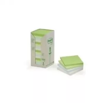 Self-adhesive labels 3M Post-It 654-1RPT, 76 x 76 mm, 100 pcs (16 sheets)