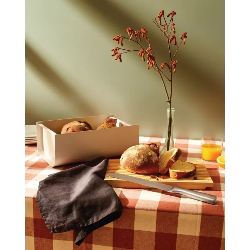 Bread box Alessi BG03WG Grey 340mm width 210mm depth 140mm height
