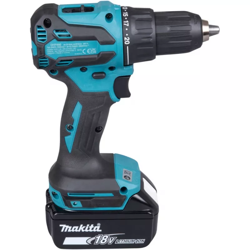 Cordless Impact Drill Driver DHP490Z, 18Volt (Blue/black, without Battery and Charger)