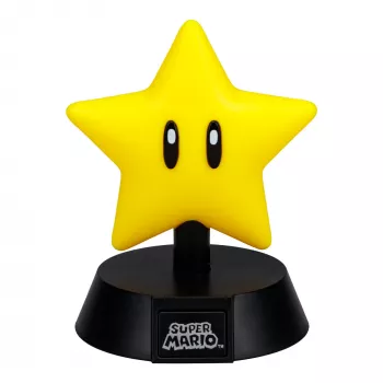 Table lamp Paladone Super Mario Super Star Icon Light — decorative LED night light