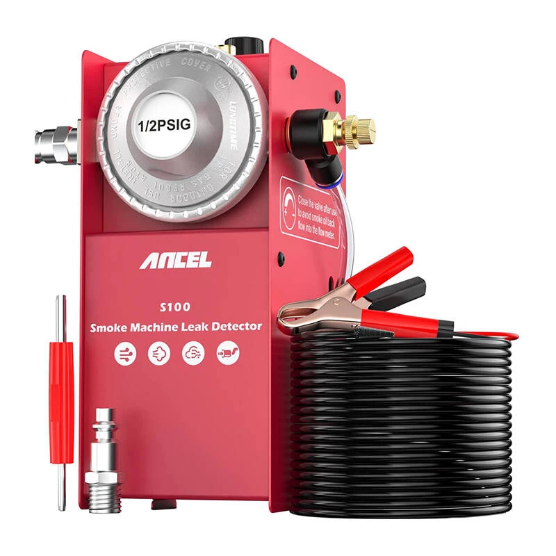 Smoke generator Ancel S100 leak detection tool for automotive systems, handheld diagnostic device