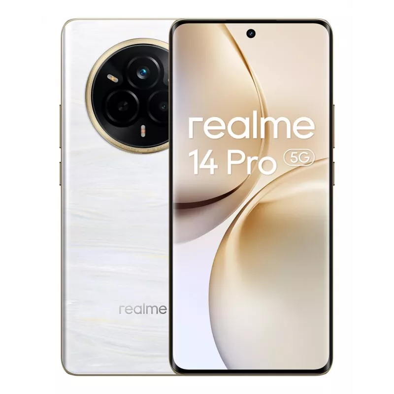 realme 14 Pro 5G 17.2 cm (6.77) Dual SIM Android 15 USB Type-C 8 GB 256 GB 6000 mAh White